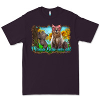 Plum mama bear sees all with sunflowers Premium Tee - Artiststas