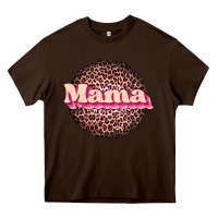 Mama Leopard Heavy Core Tee | Teevron