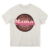 Cream mama leopard Heavy Core Tee - JahusDesignShop