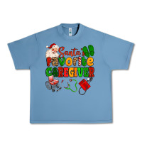 Pebble Blue santas favorite caregiver Urban Heavy Tee - MaliasSmallBusiness
