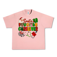 Salmon santas favorite caregiver Urban Heavy Tee - MaliasSmallBusiness