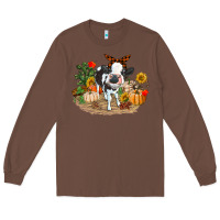 Chestnut Fall baby cow Long Sleeve Tee - RanaPortraitStore