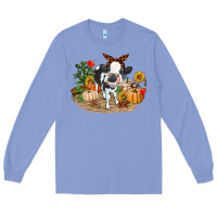 Colony Blue Fall baby cow Long Sleeve Tee - RanaPortraitStore