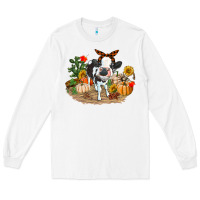 White Fall baby cow Long Sleeve Tee - RanaPortraitStore
