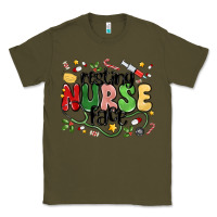 Army Green resting nurse face Classic Tee - MaliasSmallBusiness