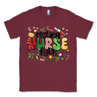 Burgundy resting nurse face Classic Tee - MaliasSmallBusiness