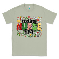 Matcha resting nurse face Classic Tee - MaliasSmallBusiness