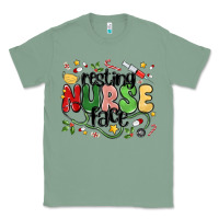 Sage resting nurse face Classic Tee - MaliasSmallBusiness