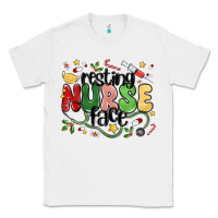 White resting nurse face Classic Tee - MaliasSmallBusiness