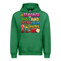 Emerald a Teacher Takes a Hand Opens a mind and Touches A Urban Hoodie - CowhideDigitalArt