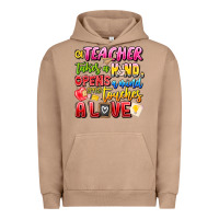 Pigment Burro a Teacher Takes a Hand Opens a mind and Touches A Urban Hoodie - CowhideDigitalArt
