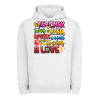 Pigment Lunar Rock a Teacher Takes a Hand Opens a mind and Touches A Urban Hoodie - CowhideDigitalArt