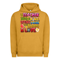 Pigment Peanut Butter a Teacher Takes a Hand Opens a mind and Touches A Urban Hoodie - CowhideDigitalArt
