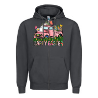 Smoke Happy Easter Day truck Zipper Hoodie - HowdyJamesFarm