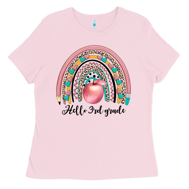 Hello 3rd Grade Ladies Tee by JahusDesignShop | Teevron