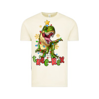 Vintage Arctic tree rex trex christmas dinosaur Vintage Tee - MaliasSmallBusiness