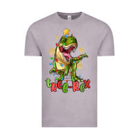 Vintage Zinc tree rex trex christmas dinosaur Vintage Tee - MaliasSmallBusiness