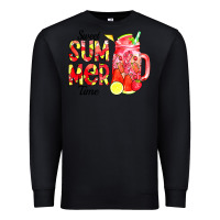 Black sweet summer time waterolor Premium Sweatshirt - CowCowDesign