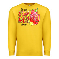 Lemon sweet summer time waterolor Premium Sweatshirt - CowCowDesign