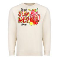 Sandshell sweet summer time waterolor Premium Sweatshirt - CowCowDesign