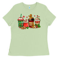 Matcha christmas cookies coffee Ladies Tee - Jasminsmagicworld