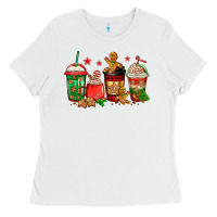 White christmas cookies coffee Ladies Tee - Jasminsmagicworld