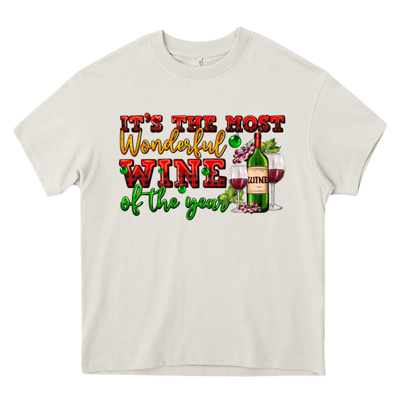 Its The Most Wonderful Wine Of The Year Heavy Core Tee by AdoDesignShop | Teevron