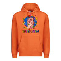 Carrot Autism Mom Premium Hoodie - CowGirlArtShop