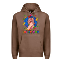 Chestnut Autism Mom Premium Hoodie - CowGirlArtShop