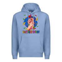 Colony Blue Autism Mom Premium Hoodie - CowGirlArtShop