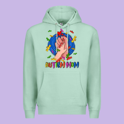 Autism Mom Premium Hoodie Designed By Cowgirlartshop
