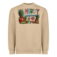 Mushroom Merry Christmas Heavyweight Sweatshirt - SublimationCraftShop