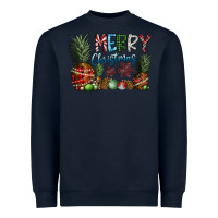 Navy Merry Christmas Heavyweight Sweatshirt - SublimationCraftShop