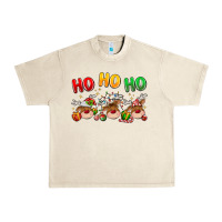 Sandshell ho ho ho reindeer Urban Heavy Tee - MaliasSmallBusiness