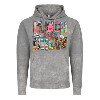 Cloud Rock lunch lady crew Vintage Hoodie - NancyCooperArtShop