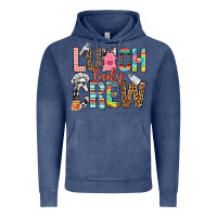 Vintage Denim lunch lady crew Vintage Hoodie - NancyCooperArtShop