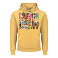 Vintage Mustard lunch lady crew Vintage Hoodie - NancyCooperArtShop
