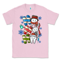 Bubblegum Pink ho ho ho teeth Classic Tee - CowhideDigitalArt