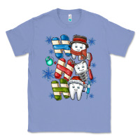Colony Blue ho ho ho teeth Classic Tee - CowhideDigitalArt