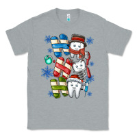 Heather Grey ho ho ho teeth Classic Tee - CowhideDigitalArt