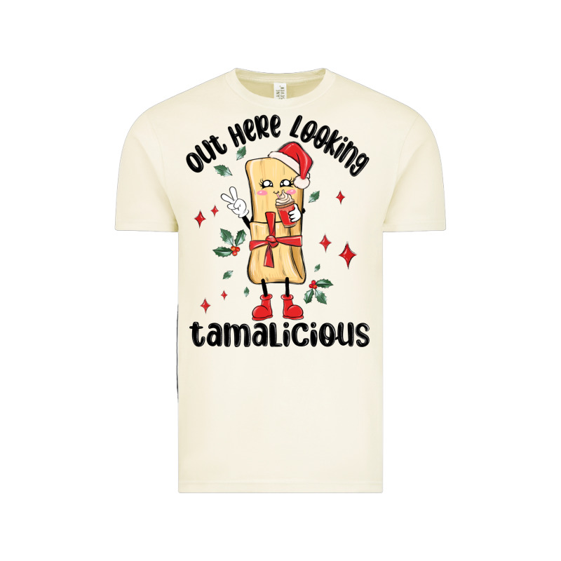 Out Here Looking Tamalicious Christmas Tamale Vintage Tee by MaliasSmallBusiness | Teevron