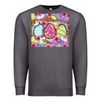 Charcoal Heather Easter eggs Nurse Premium Sweatshirt - OliviaCreatesArt