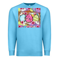 Ocean Blue Easter eggs Nurse Premium Sweatshirt - OliviaCreatesArt