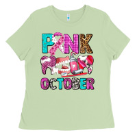 Matcha pink october Ladies Tee - AdoDesignShop