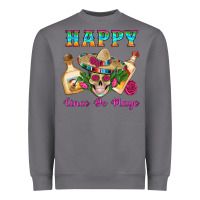 Storm Happy Cinco De Mayo Mexican Skull Tequila Bottle Roses Cactus Heavyweight Sweatshirt - Artiststas