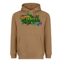 Toasted Coconut Happy St. Patrick's Day Heavyweight Hoodie - HowdyJamesFarm