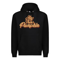 Black hey there pumpkin Premium Hoodie - JahusDesignShop