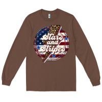 Western Stars And Stripes 4th Of July Long Sleeve Tee | Teevron
