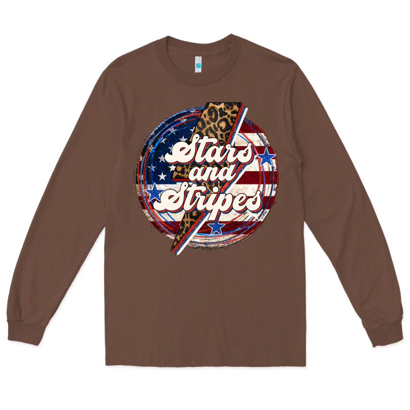 Western Stars And Stripes 4th Of July Long Sleeve Tee by LillyAllenDesigns | Teevron