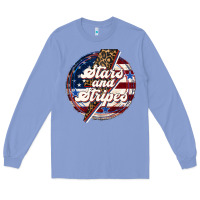 Colony Blue Western Stars and Stripes 4th of July Long Sleeve Tee - LillyAllenDesigns